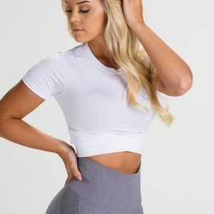 NVGTN crossbody crop top